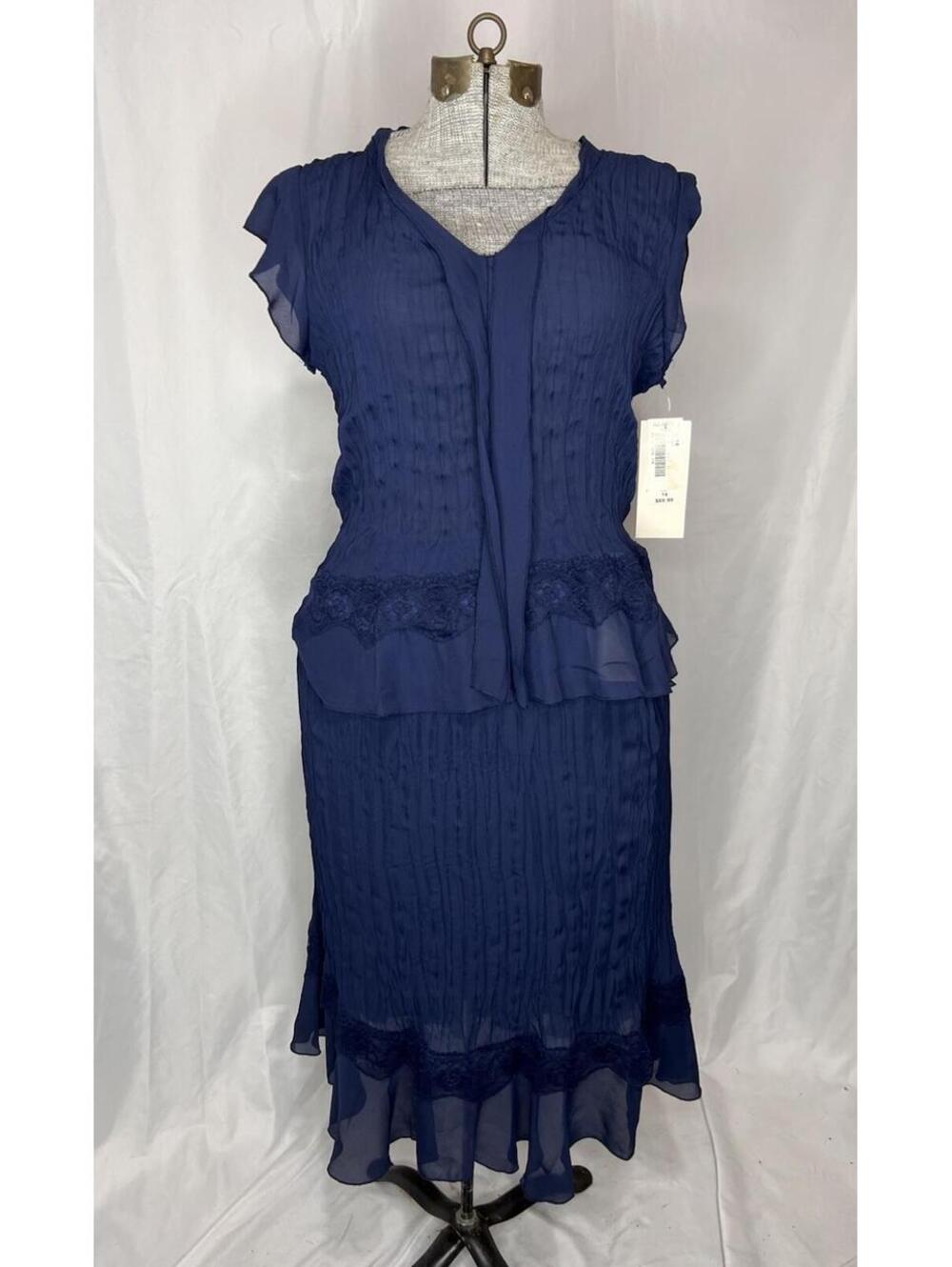 Amanda Lane Women’s Size 14 2 Piece Skirt & Blouse Sears $69.99 New